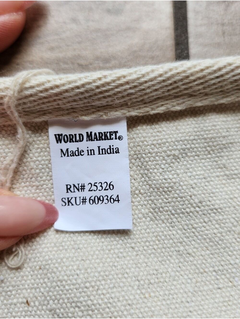 World Market Sloth Jungle Canvas Tote Bag - Picture 3 of 6